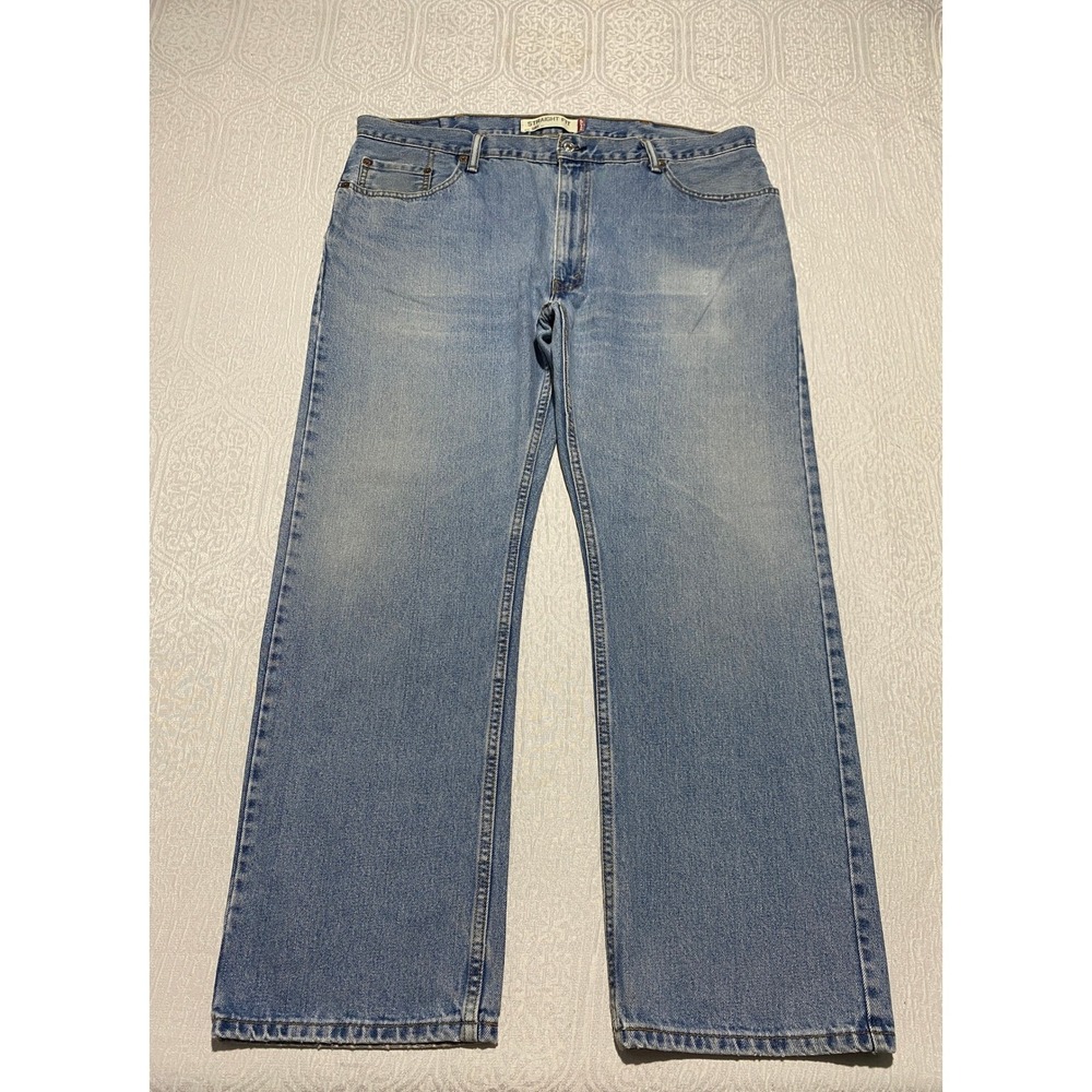 Levi's 505 Straight Fit Jeans Men's 40x30 Light Wash Denim Classic‎